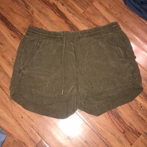 Green shorts